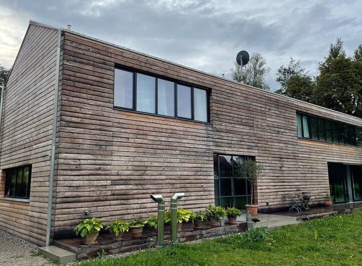 Neubau EFH mit Erdwärme-Kollektor