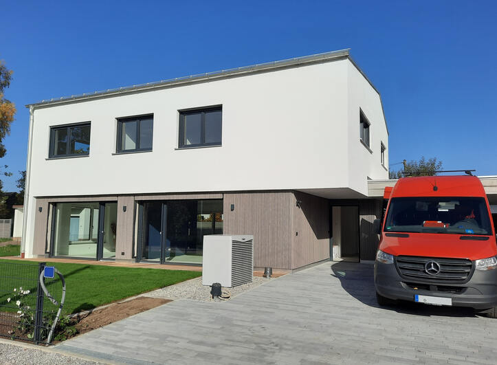 Neubau EFH mit Luft-Wärmepumpe