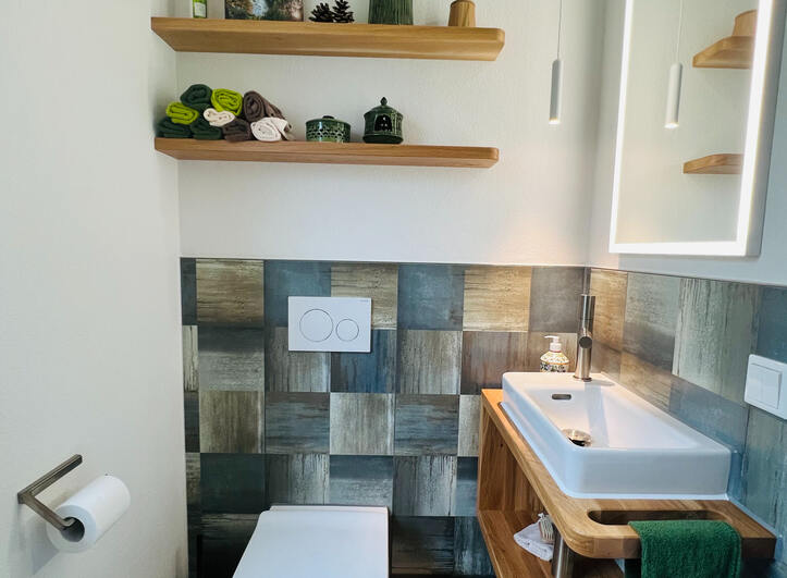 Gäste-WC „Hauch von Natur“